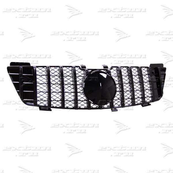 Решетка радиатора GT на Mercedes M-klasse W164 черная с 2005-2008