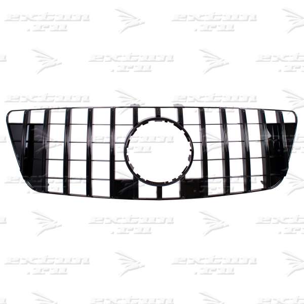 Решетка радиатора Mercedes M-klasse W164 GT дизайн черная с 2008-2011