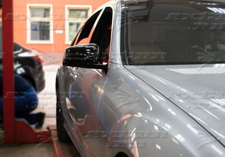 Черные зеркала Mercedes S-klasse W221
