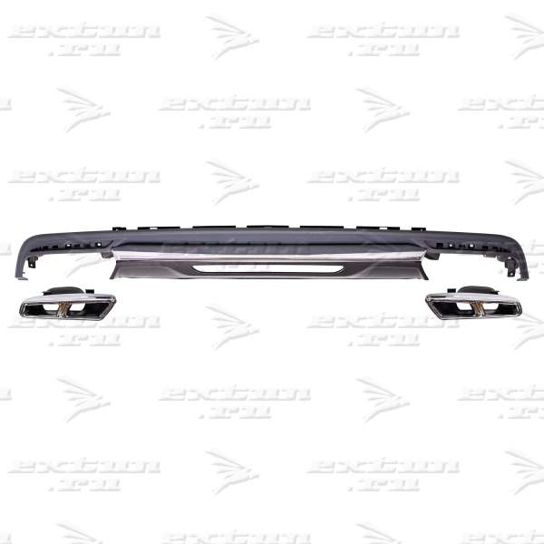 Диффузор и насадки 65 AMG на Mercedes S-klasse W222 под окрас