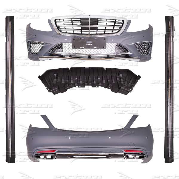 Обвес 65 AMG на Mercedes S-klasse W222 полный