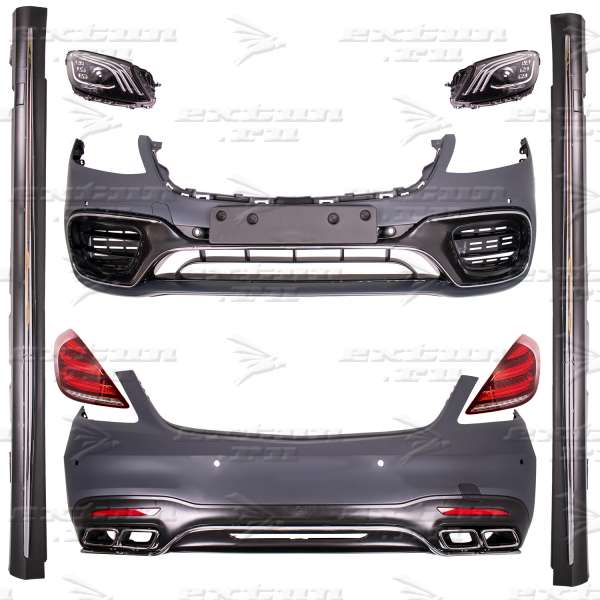 Обвес рестайлинг 63 AMG Mercedes S-klasse W222