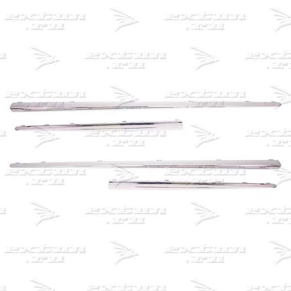 Вставки порогов 65 AMG на Mercedes S-klasse W222 хром