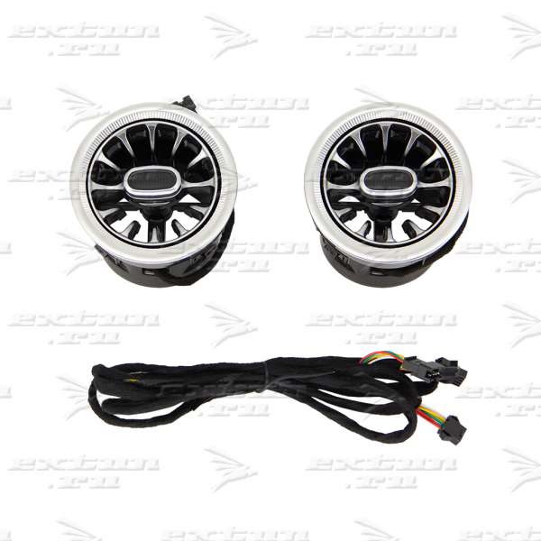 Воздуховоды вентилятора салона на Mercedes S-klasse W222 2013-2017 задние