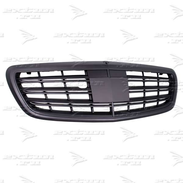 Решетка радиатора AMG Mercedes S-klasse W222 черный мат