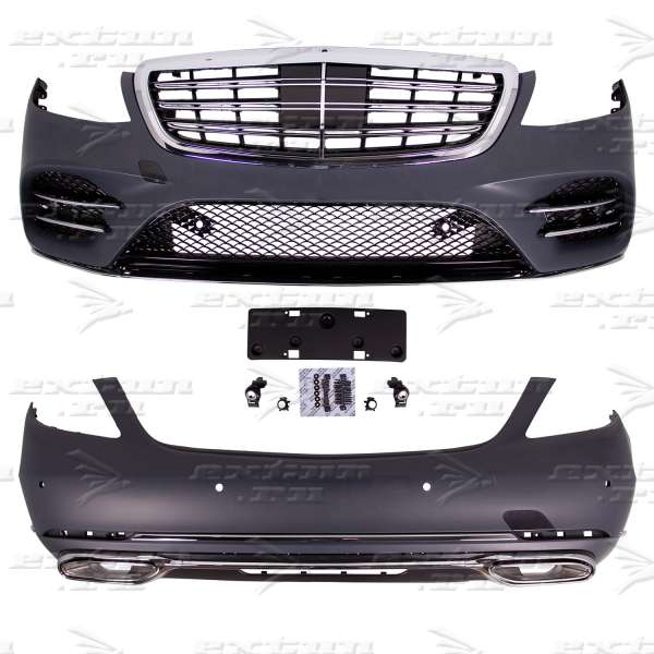 Обвес AMG Mercedes S-klasse W222 2017-нв
