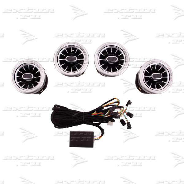 Воздуховоды салона Mercedes V-klasse с подсветкой 12 цветов