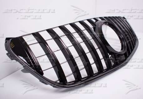 Решетка радиатора GT дизайн Mercedes V-klasse черная