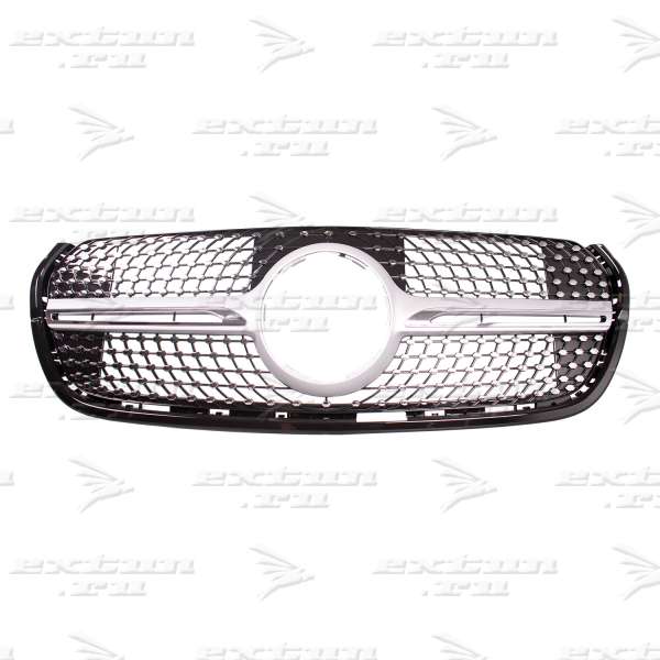 Решетка радиатора Diamond Sport Mercedes X-klasse серебро