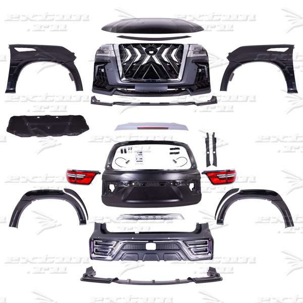 Обвес рестайлинг Black Hawk для Nissan Patrol Y62