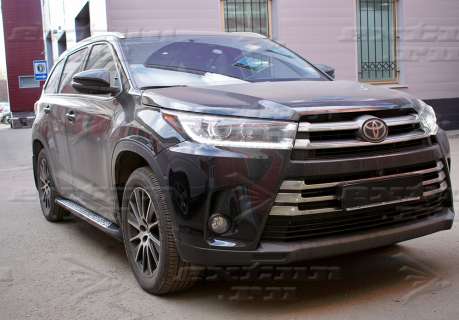 Пороги на Toyota Highlander 2014-2019г