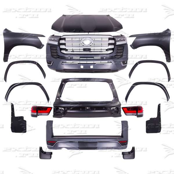 Комплект рестайлинга Toyota Land Cruiser 200 в Toyota Land Cruiser 300
