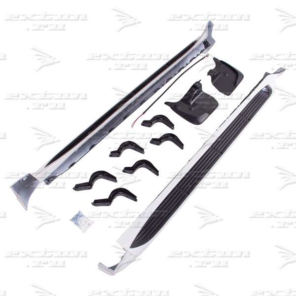 Белые пороги Toyota Land Cruiser 200