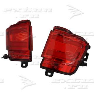 Красные противотуманные фонари в задний бампер Toyota Land Cruiser 200