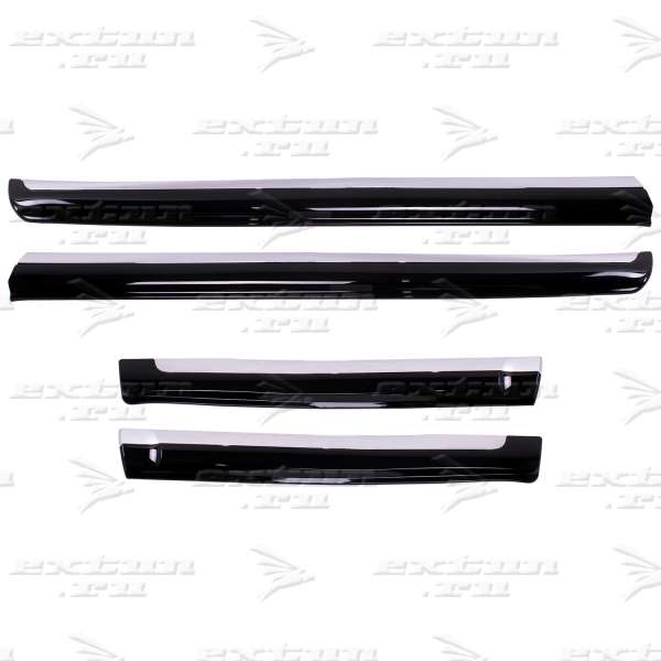 Черные молдинги на двери Toyota Land Cruiser Prado 150